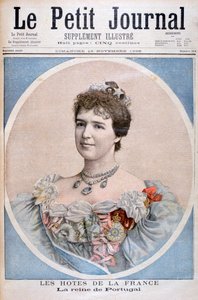ポルトガルのアメリア女王の肖像、1896年 作： Fortuné Méaulle