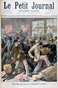アルザス=ロレーヌ徴兵の反乱、1896 作： Fortuné Méaulle