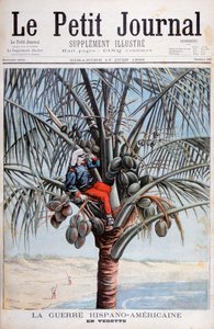 スペイン見張り、スペイン-アメリカ戦争、1898 作： Fortuné Méaulle
