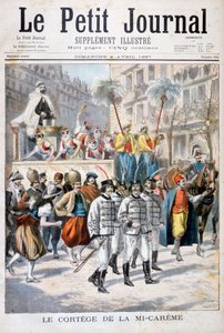 1897年の中央貸し祭の行列 作： Fortuné Méaulle