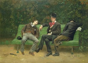 1884年の朝 作： Fortune Joseph Seraphin Layraud
