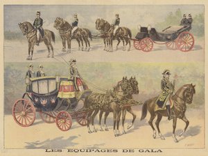 ロシアの皇帝と皇帝がフランスを訪問する際に使用した馬車