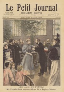 フランスの慈善家セシルフルタドハイネがレギオンドヌールを受賞 作： Fortune Louis Meaulle