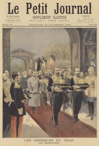 ロシア皇帝アレクサンドル3世の葬儀 作： Fortune Louis Meaulle