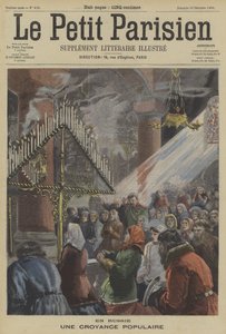 ロシアの正教会のキリスト教崇拝 作： Fortune Louis Meaulle