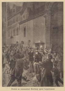エステルハジ少佐の無罪後の歓喜 作： Fortune Louis Meaulle