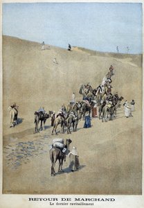 ミッション・マルシャンの帰還：最後の供給 - 1899年4月16日付「Le Petite Journal」にて
