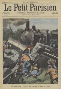 フランス、シュマンデュフェルデュノールでの列車事故 作： Fortune Louis Meaulle