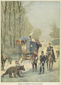 フランスの旅行者の国勢調査、1895年5月5日「Le Petit Journal」より 作： Fortune Louis Meaulle and Henri Meyer