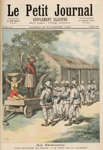 1892年11月26日の「Le Petit Journal」より、ダホメのカナフェティッシュ 作： Fortune Louis Meaulle and Henri Meyer