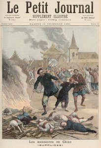 1891年12月19日の「ルプチジャーナル」からの中国の虐殺（カラーリソ）