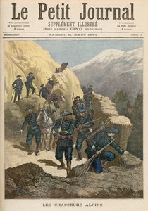 山の歩兵、「ルプチジャーナル」、1891年3月21日 作： Fortune Louis Meaulle and Henri Meyer