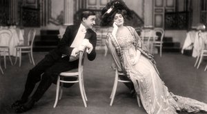 メリーウィドウのリリーエルシーとジョセフコイン、1907年。 作： Foulsham and Banfield