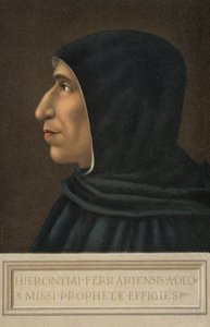 ジロラモ・サヴォナローラ（カラーリトグラフ 作： Fra  Bartolomeo