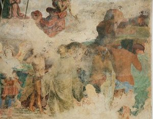 最後の審判」 呪われた人々を描いたディテール 作： Fra Bartolomeo