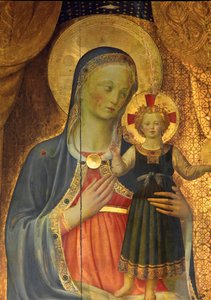 聖母子 作： Fra (c.1387-1455) Angelico