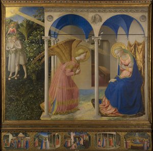 受胎告知 作： Fra  Angelico