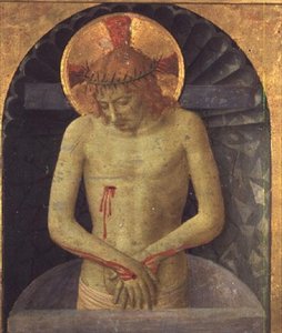 死んだキリスト 作： Fra (c.1387 1455) Angelico