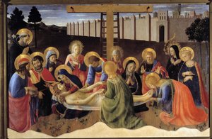 死せるキリストの嘆き」（絵画 作： Fra  Angelico