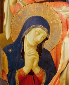 聖三位一体の十字架または祭壇画からの寄託、1432 年頃、フラ アンジェリコとして知られるジョヴァンニ ダ フィエーゾレ (1400-1455 年頃)、木にテンペラ