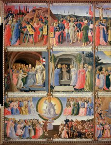 キリストの生涯」アルマディオ・デッリ・アルジェンティ(木にテンペラ 作： Fra  Angelico