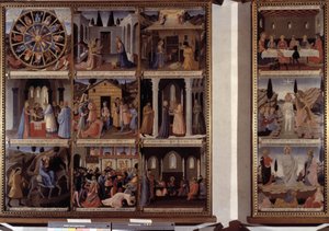 キリストの生涯の場面 作： Fra  Angelico