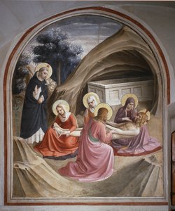 キリストの嘆き」（フレスコ画 作： Fra  Angelico