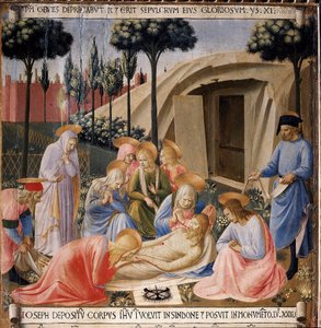 蒸着。キリストの生涯」アルマディオ・デッリ・アルジェンティ(木にテンペラ 作： Fra  Angelico