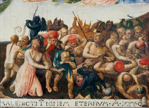 最後の審判。キリストの生涯」アルマディオ・デッリ・アルジェンティ(木にテンペラ 作： Fra  Angelico
