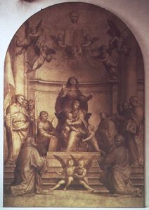 大評議会の祭壇画、1510年（94717-21も参照） 作： Fra 1472 1517 Bartolommeo