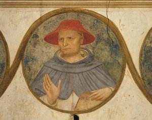 神学者であり哲学者である祝福されたウゴリーノダオルヴィエート 作： Fra Angelico