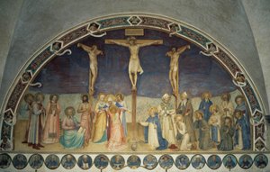 キリストのはりつけ、1442年 作： Fra Angelico
