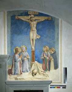 聖母マリアと聖コスメとのはりつけ 作： Fra Angelico