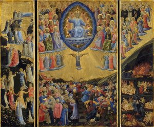 最後の審判。 1440-45 作： Fra Angelico