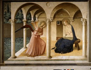 受胎告知 作： Fra Angelico