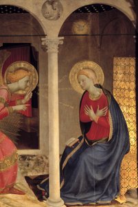 ""受胎告知-パラデコルトーネ 作： Fra Angelico