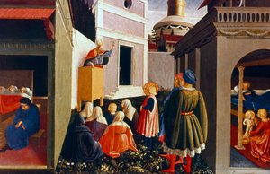 聖ニコラスの職業、1437 作： Fra Angelico