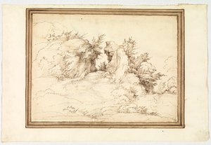 岩の間の道 作： Fra Bartolomeo