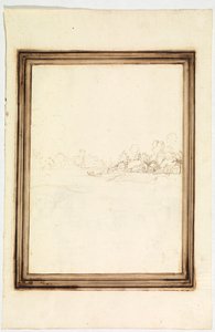 川のほとりの町 作： Fra Bartolomeo