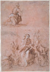 聖者と天使に囲まれた聖母子 作： Fra Bartolommeo