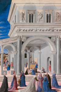 聖母の誕生、1467年。 作： Fra Carnevale