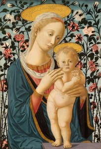 マドンナと子供。 1470年頃 作： Fra Filippo Lippi
