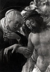 墓、聖母とキリストの詳細 作： Fra Filippo Lippi