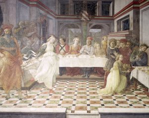 ヘロデの饗宴（60432も参照） 作： Fra Filippo Lippi