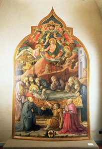聖ジェロームの葬儀、1450-60 作： Fra Filippo Lippi