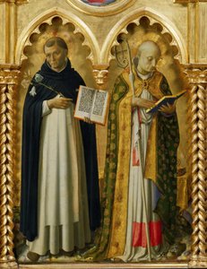 聖ドミニクスとバーリのニコラス 「ペルージャの祭壇画」より 1437年頃 作： Fra Giovanni Angelico da Fiesole