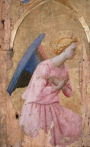 受胎告知の天使、1435年頃 作： Fra Giovanni Angelico da Fiesole