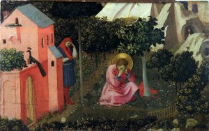 聖アウグスティヌスの改宗、1430～1435年頃。 作： Fra Giovanni Angelico da Fiesole