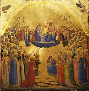 聖母の戴冠式、1434-1435 作： Fra Giovanni Angelico da Fiesole