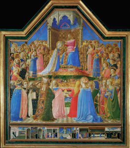 聖母の戴冠式、1430年頃 作： Fra Giovanni Angelico da Fiesole